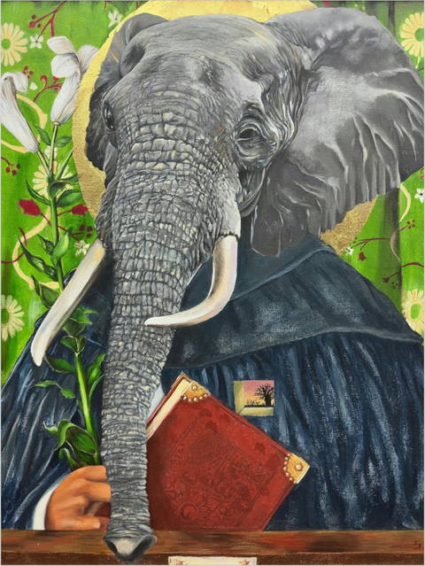animism 4.0, Wisdom (Elephant) Art Print