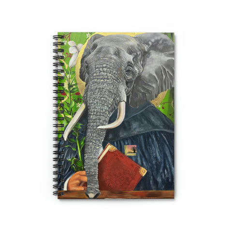 animism 4.0, Wisdom (Elephant) - Spiral Notebook - Ruled Line