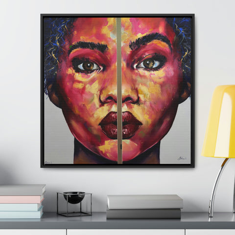 la Femme: The Big Rip - Gallery Canvas Wrap in Square Frame