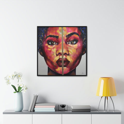 la Femme: The Big Rip - Gallery Canvas Wrap in Square Frame