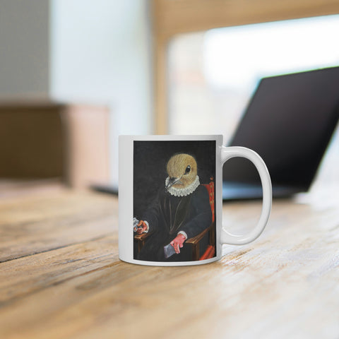 animism 3.0, Peace (Dove) - White Ceramic Mug