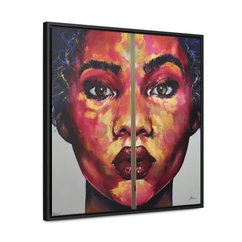 la Femme: The Big Rip - Gallery Canvas Wrap in Square Frame