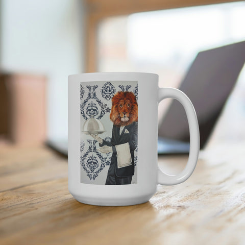 animism 1.0, Glutton (Lion) - White Ceramic Mug