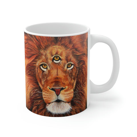 animism 2.0, Valour (Lion) - White Ceramic Mug