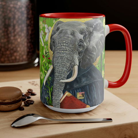 animism 4.0, Wisdom (Elephant) - Accent Mug