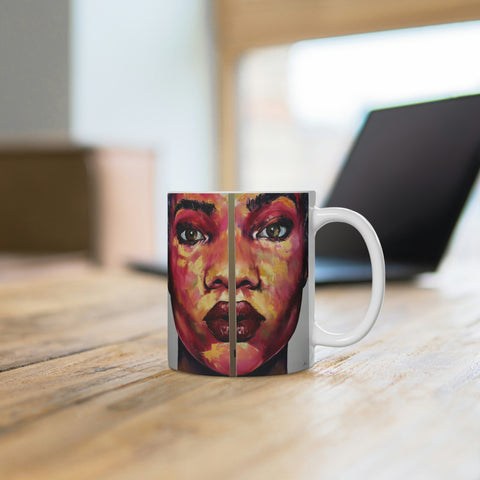 la Femme: The Big Rip - White Ceramic Mug