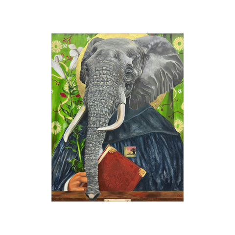 animism 4.0, Wisdom (Elephant) - Premium Matte Print