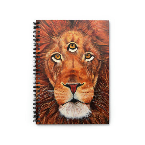 animism 2.0, Valour (Lion) - Spiral Notebook - Ruled Line