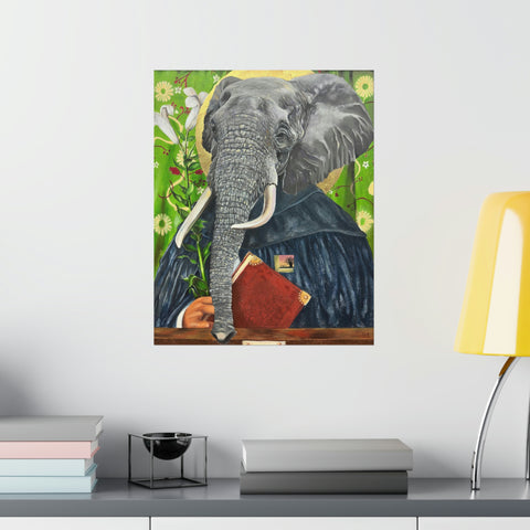 animism 4.0, Wisdom (Elephant) - Premium Matte Print