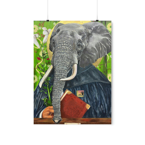 animism 4.0, Wisdom (Elephant) - Premium Matte Print