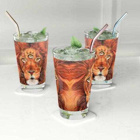 animism 2.0, Valour (Lion) - Pint Glass, 16oz