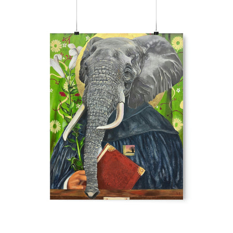 animism 4.0, Wisdom (Elephant) - Premium Matte Print