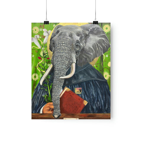 animism 4.0, Wisdom (Elephant) - Premium Matte Print