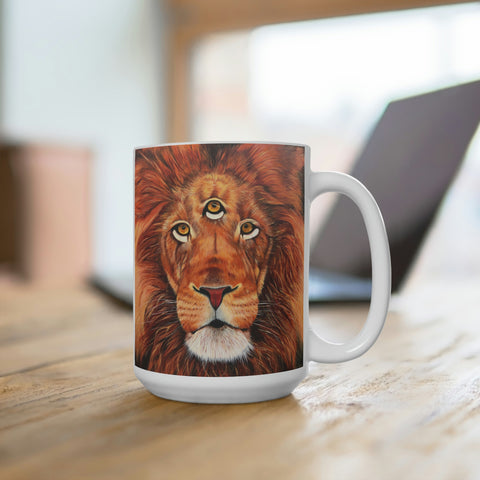 animism 2.0, Valour (Lion) - White Ceramic Mug