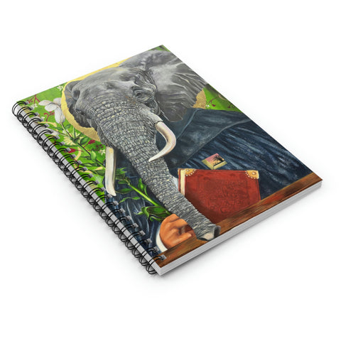 animism 4.0, Wisdom (Elephant) - Spiral Notebook - Ruled Line