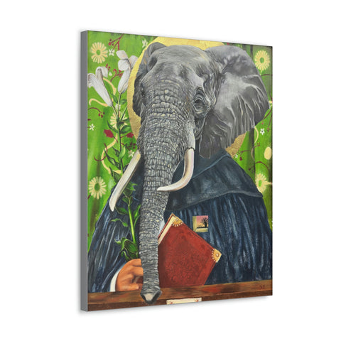 animism 4.0, Wisdom (Elephant) - Canvas Gallery Wrap Wall Art