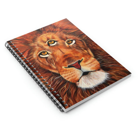 animism 2.0, Valour (Lion) - Spiral Notebook - Ruled Line