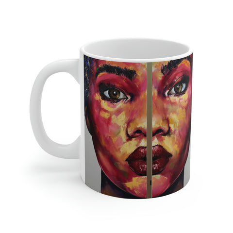 la Femme: The Big Rip - White Ceramic Mug