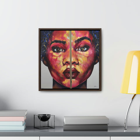 la Femme: The Big Rip - Gallery Canvas Wrap in Square Frame