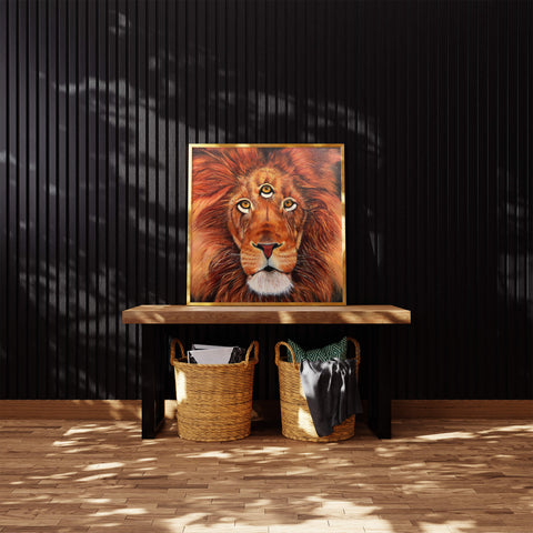 animism 2.0. Valor (Lion) - Fine Art Print