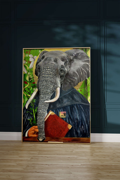 animism 4.0, Wisdom (Elephant) - Premium Matte Print