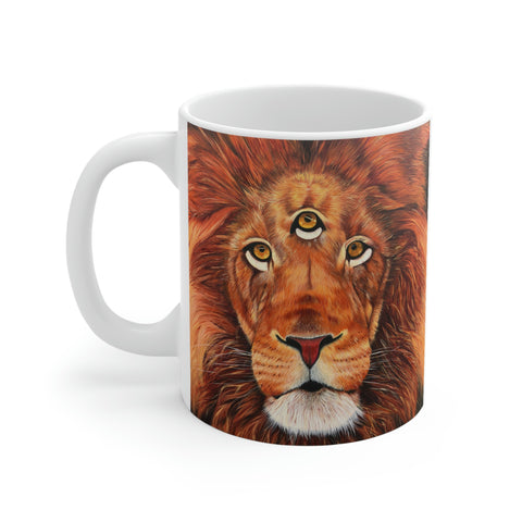 animism 2.0, Valour (Lion) - White Ceramic Mug