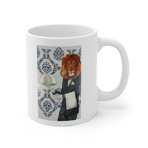 animism 1.0, Glutton (Lion) - White Ceramic Mug