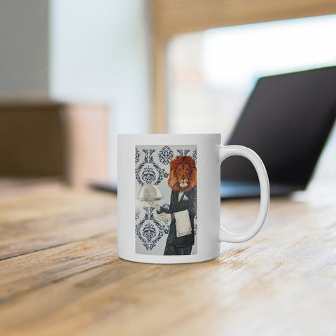 animism 1.0, Glutton (Lion) - White Ceramic Mug